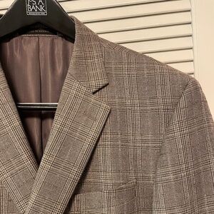 Men’s Plaid Wool Sport Coat
